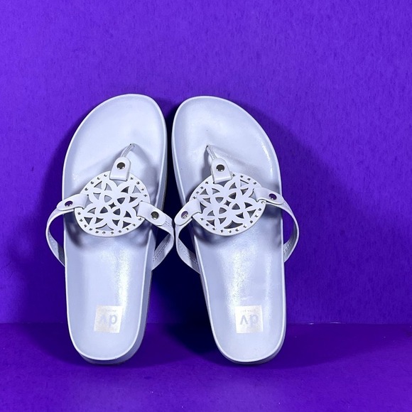 DV Dolce Vita Girls Blue Prisma Flip-Flop Sandals Shoe Size 4 - Picture 5 of 8